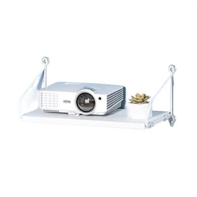 CHICKEN Projector Stand Projector Bracket Home Bedroom Wall Shelf Non Perforated Wall Hanging Table Shelf Wall Hanging Tray Shelf Wall Projector Stand Projector Wall Mount ( Color : B-40*20cm )