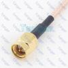 20'' 50cm RG316 RG-316 RF Pigtail Jumper Cable 20inch withSMA Male to Male Straight Plug Connector view 2