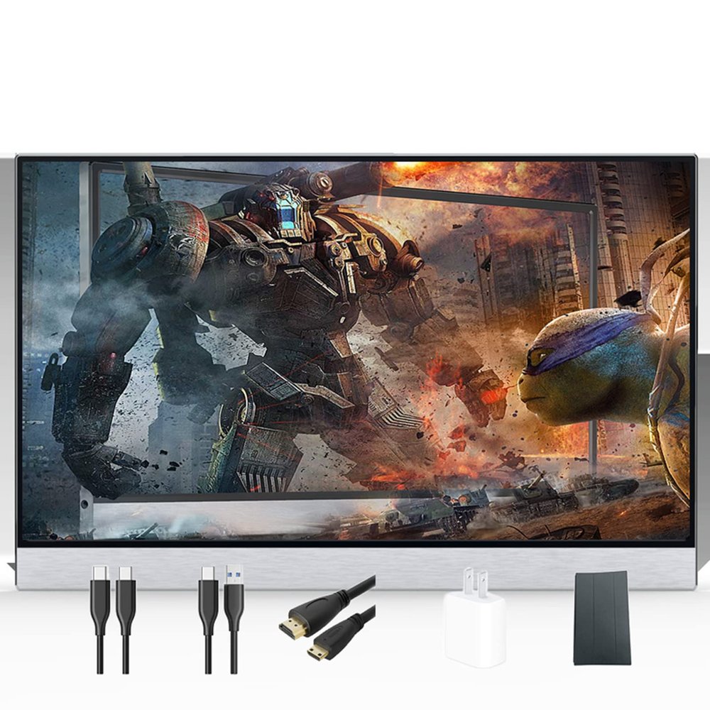 15.6-Inch FHD Display, Portable Vertical Display, Mobile Phone Live Projection Screen Display