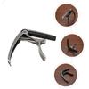 TEMKIN 5pcs Capo Ukulele Accessories Portable Guitar Guitarra Para Ni?os Ukulele Capo Guitar Tuning Accessory Metal Capo Tone Modified Clip Portable Capo Metal Guitar Capo Silver Refit Guitar view 2