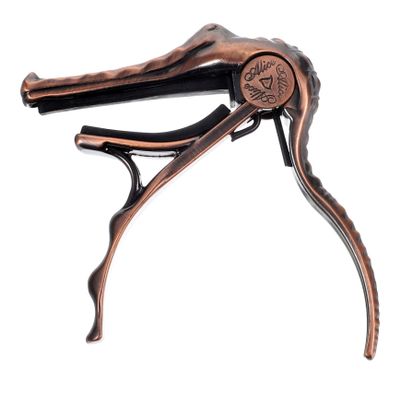 TEMKIN Capotraste Para Guitarra Metal Capo Clip- on Capo Ukulele Capo Tuner Guitar Accessories Coffee K77 Ukulele Tuner Guitar