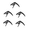 TEMKIN 5pcs Ereplacement - on Guitar Accessory Acoustic Banjo Ukulel Bass Classical Clip-on Style Change Replacement Clamp Guitars for Tuner Picks Electric Electirc Metal Ukulele Clip Guitar view 1