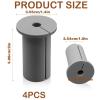 4Pcs Cable Grommet Routing Kit for Starlink, Wall Grommets for Cables, Wall Cable Through Wall Hole Cover Compatible with Starlink Mount for Protecting Cords, Cable Through Bushings for 1" Wall Hole view 2