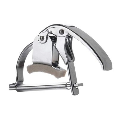 TEMKIN Chrome Metal Wool Pad Acoustic Classical Guitar Capo Key Clamp Change Universal for Acoustic/Classical Guitar Guitar