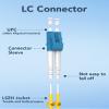 VANDESAIL 5-Pack OS2 SingleMode Fiber Patch Cable, 1G/10GB LC to LC SMF Optical Cables Duplex Jumper Cords LSZH 9/125m for QSFP Transceiver - 5M (16FT) view 2