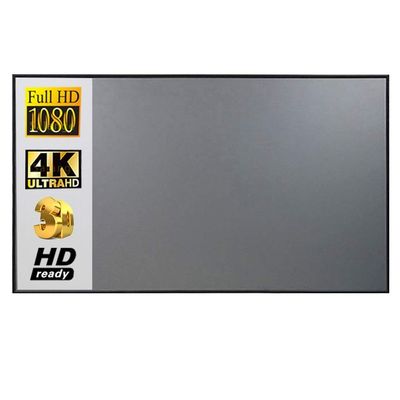 Projector Screen 16:10,100 120 inch Reflective Fabric Cloth Projection Screen for YG300 DLP LED Video Beamer (Size : 92 inch) ()