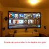 Projector Screen 16:10,100 120 inch Reflective Fabric Cloth Projection Screen for YG300 DLP LED Video Beamer (Size : 92 inch) () view 3