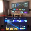 Projector Screen 16:10,100 120 inch Reflective Fabric Cloth Projection Screen for YG300 DLP LED Video Beamer (Size : 92 inch) () view 4