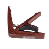 TEMKIN Guitar Clip Capo Clamp Guitars,Wood Grain Light Guitar Capo Quick Change Clamp Key Plastic Steel for Acoustic Electric Guitar Ukulele 1 Gift Pick Guitar view 4