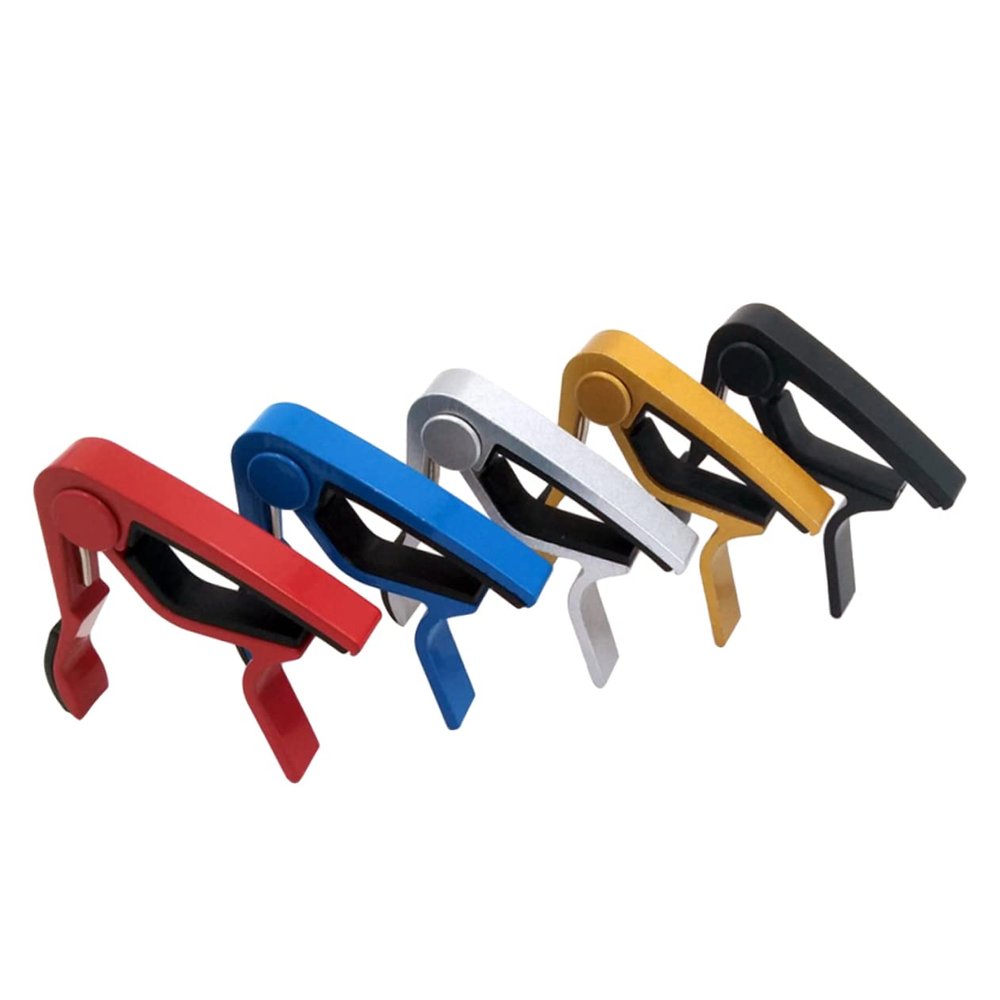 TEMKIN 5pcs Capotraste Para Guitarra Electric Guitar Capo Banjo Capo Ukulele Tuner Guitar Capo Acoustic 6 String Ukelele Capo Ukelele Tuner Acoustic Ukelele Tuner Ukulele Accessories Guitar