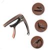 TEMKIN 5pcs Capo Guitar Capos Tuner Guitar Clip on Guitar Capo Universal Capo Ukulele Capo Ukelele Capo Useful Capo Guitar Tuning Accessory Decorate Metal Refit Coffee Metal Guitar Guitar view 2