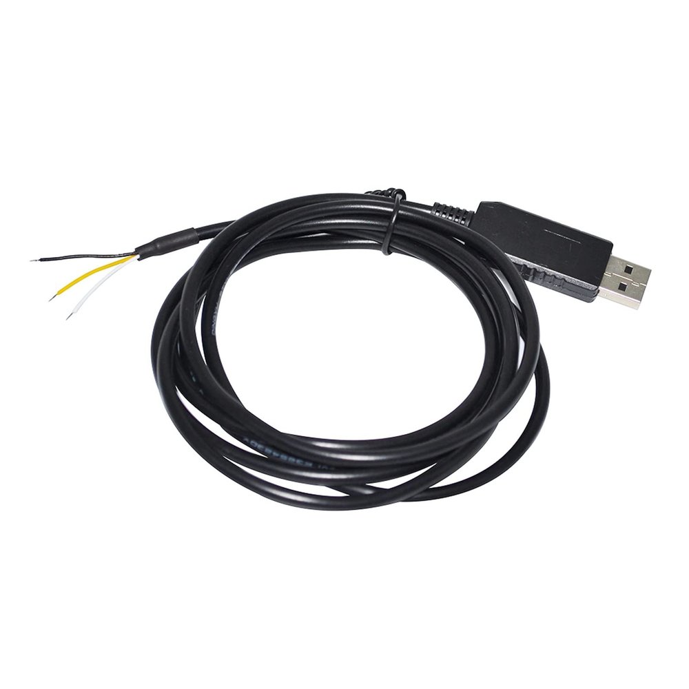F1T`D2I FT232RL USB to UART TTL 3.3V 5V 3 CORE 3PIN WE Wire END Open Cable Compatible TTL-232R-3V3-WE TTL-232R-5V-WE GND TXD RXD(5M,TTL 3.3V)