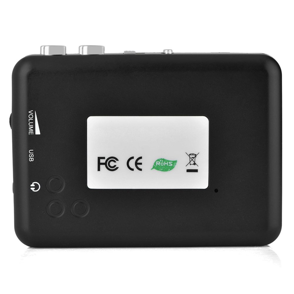 Acouto USB Cassette Tape to PC Mp3 CD Switcher Converter Audio Music Player with Headphones Cassette to Mp3 Converter Convert Your Vintage M