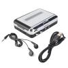 Acouto USB Cassette Tape to PC Mp3 CD Switcher Converter Audio Music Player with Headphones Cassette to Mp3 Converter Convert Your Vintage M view 4