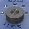 Black LED Projector Support 1080P Home Theater Media Player Home Wired Same Screen Projector (D 110*110*47mm) view 2