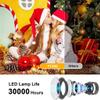 Black LED Projector Support 1080P Home Theater Media Player Home Wired Same Screen Projector (D 110*110*47mm) view 4