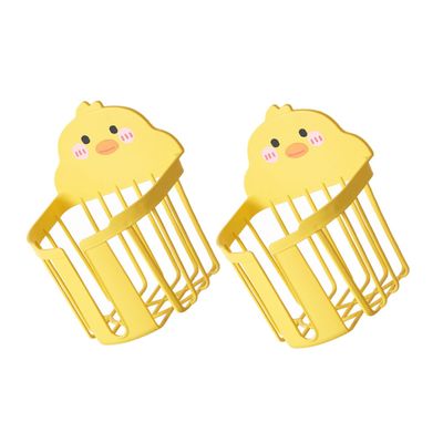 Holibanna 2pcs Bathroom Storage Cabinet Wall Shelf Toilet Paper Holder Tissue Storage Shelves