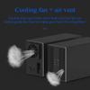 Dual Hard Disk Array RAID USB3.0/USB3.1 Dual Bay Dock HDD Enclosure RAID Auto Data Backup 3.5'' HDD Array USB3.1 view 3