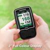 CANMORE HG200 PRO Handheld GPS Golf Device, 41,000+ Free Preloaded Worldwide Course, Upgraded IC Chip, USB Micro Charging Cable, Black view 3