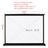 40-inch Projection Screen Manual Pull Up Folding Tabletop Projecting Screen 4:3 Screen for DLP Projector Handheld Projector view 2