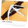 TEMKIN 3pcs Banjo Bass Electirc Clip-on Universal Clip Picks Style Electric Mandolin Ukulele Classical Replacement Change Accessory Guitars Ereplacement Clamp White Metal Acoustic Capo Guitar view 3