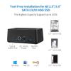 USB 3.0 to SATA External Hard Drive Docking Station Enclosure Adapter for 2.5 & 3.5 Inch HDD SSD SATA Speed Up to 5Gb view 4
