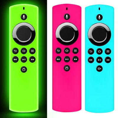 3 Pack Silicone Remote Cover, TV Remote Case, Remote Control Cover(Green & Rose Red & Sky Blue)
