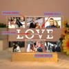 Personalized 3D Lamp Night Light Custom Photo And Text Lamp, Acrylic night light, Customized Valentine's Day, Wedding, Anniversary, Birthday, Christmas, Gift For Him, Names And Date, Couples, Her/ 11 view 2