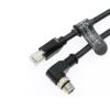 AConnect M12 8 Pin X-Code Male Right Angle to RJ45 Industrial Ethernet Cable for Cognex in Sight Industrial Camera Shielded Waterproof Flexible Cable 2M view 3
