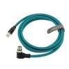 AConnect M12 8 Position X-Code Male Right Angle to RJ45 Ethernet Shielded Cable for Cognex in Sight Industrial Camera High Flexible Waterproof Cable 2M view 1