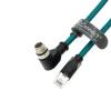 AConnect M12 8 Position X-Code Male Right Angle to RJ45 Ethernet Shielded Cable for Cognex in Sight Industrial Camera High Flexible Waterproof Cable 10M view 4