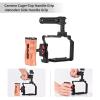 Andoer Camera Rig Stabilizer Aluminum Alloy for Sony A7IV/ A7III/ A7II/ A7R III/ A7R II/ A7S II -Includes Mini Monitor Mount, Camera Cage, Top Handle, and Wooden Grip view 4