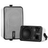 Inwa Outdoor Bluetooth Speakers, IPX5 Waterproof 400W Wall Mount Speaker, Powerful Indoor/Outdoor Sound System, Wireless Sync Up to 100 Speakers, Suitable for Patio/Porch/Gazebo/Garage(MZ-621, Pair) view 1