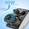 Inwa Outdoor Bluetooth Speakers, IPX5 Waterproof 400W Wall Mount Speaker, Powerful Indoor/Outdoor Sound System, Wireless Sync Up to 100 Speakers, Suitable for Patio/Porch/Gazebo/Garage(MZ-621, Pair) view 4