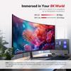 (Desktop only) AV Access KVM Switch 3 Monitors 2 Computers 8K@60Hz, with 6 DP Cables, DisplayPort 2.0, 1G Ethernet, USB 3.0, Docking Station Triple Monitor, 4K@165/144Hz, 2K@144Hz for Dell HP view 3
