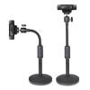 PMA-T4 Height Adjust Steel Small Mini Projector Desktop Stand C920 C930 Mount Table Bracket Holder with Soft Pipe All Direction view 1
