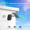MaxiViz Solar Camera Outdoor Wireless, 2.4G Wi-Fi Security Camera with AI Motion Detection, Cameras for Home Security, 2K Color Night Vision, 2-Way Talk, IP66 Weatherproof, Cloud/SD Storage, 2 Packs view 2