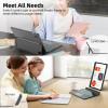 JUQITECH Magnetic Trackpad Keyboard Case for Samsung Galaxy Tab A8 10.5" view 2
