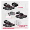 13.6kg Full Motion Tilt Swivel Aluminum Projector Ceiling Mounted Bracket Rack (Color : White) view 3