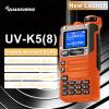 2 Packs Quansheng UV-K5(8) Radio USB-C Charging Cable Two Way Radio for Adults 5W with NOAA U/V Dual Band DTMF AM FM Walkie Talkie Rechargeable UV-K6 Orange with 771 Antennas and Cable view 2