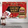 15x10ft Casino Night Backdrop Las Vegas Poker Red Curtains Photography Background Las Vegas Casino Theme Birthday Party Banner Decoration Supplies Photo Booth Props view 4