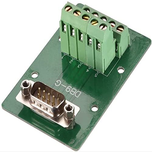 XYWHPGV DB9-G 2 Row 5mm Pitch Adapter Male Terminals Board Nut Type D-Sub Connector(14cf4 63e3a c0bc1 60450 55157 de305