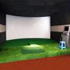 Golf Ball Simulator Impact Display Projection Screen Indoor White Cloth Material Golf Exercise Golf Target (Size : 300X400CM) () view 2