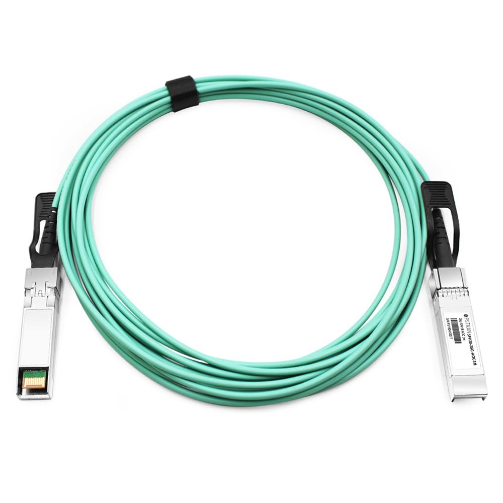 OPSTRAN 3m (10ft) 25G SFP28 to SFP28 Active Optical Cable Compatible with Arista Networks AOC-S-S-25G-3M