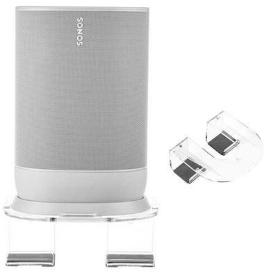 Coyktonty Wall Bracket/Wall Mount Bracket for Sonos Move Speakers,Duty Speaker Mount Mounting Brackets (Transparent)