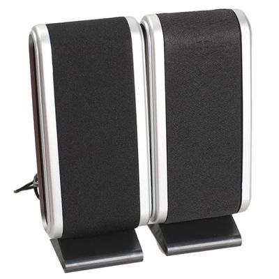 2 Pcs USB Computer Speakers Portable Speaker Stereo 3.5mm with Ear Jack for Desktop PC Laptop