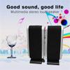 2 Pcs USB Computer Speakers Portable Speaker Stereo 3.5mm with Ear Jack for Desktop PC Laptop view 2