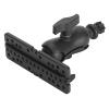 Fish Finder Mount Base, Ball Mount Fish Finder Bracket Hex Base, 360 Rotation Swivel Fishfinder Mounting Plate, Electronic Fish Finder Holder for for Marine Boat Kayak view 1