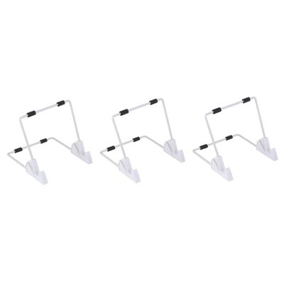 HOMSFOU 3pcs Aluminum Desk Bracket Tablet Mount Lazy Tablet Holder Multi-use Stand Hand-Free Stand