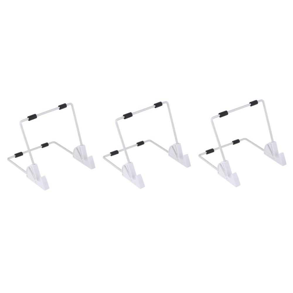 HOMSFOU 3pcs Aluminum Desk Bracket Tablet Mount Lazy Tablet Holder Multi-use Stand Hand-Free Stand